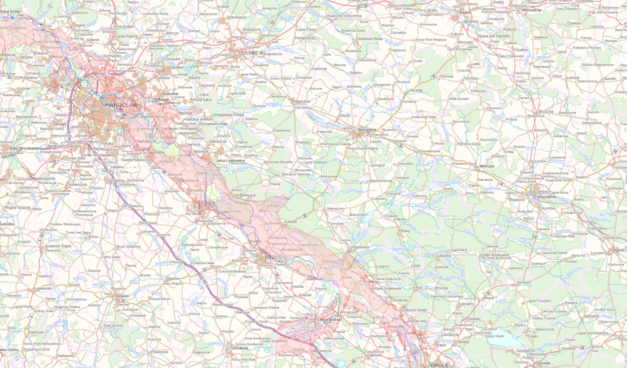 mapa PZRP